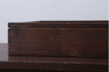 アンティーク雑貨　アンティーク　古い木のコレクションボックス(1)