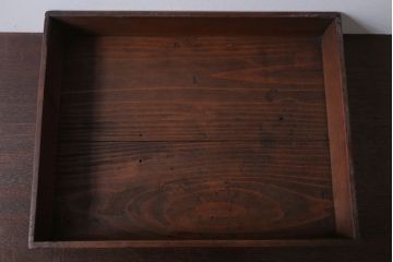 アンティーク雑貨　アンティーク　古い木のコレクションボックス(1)