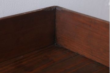 アンティーク雑貨　アンティーク　古い木のコレクションボックス(1)