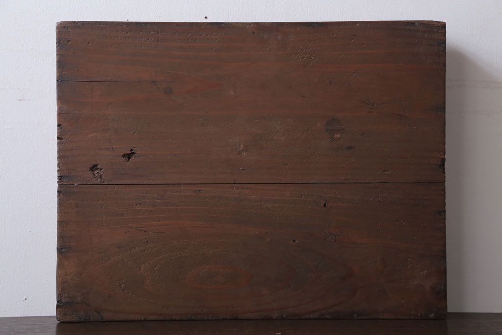 アンティーク雑貨　アンティーク　古い木のコレクションボックス(1)