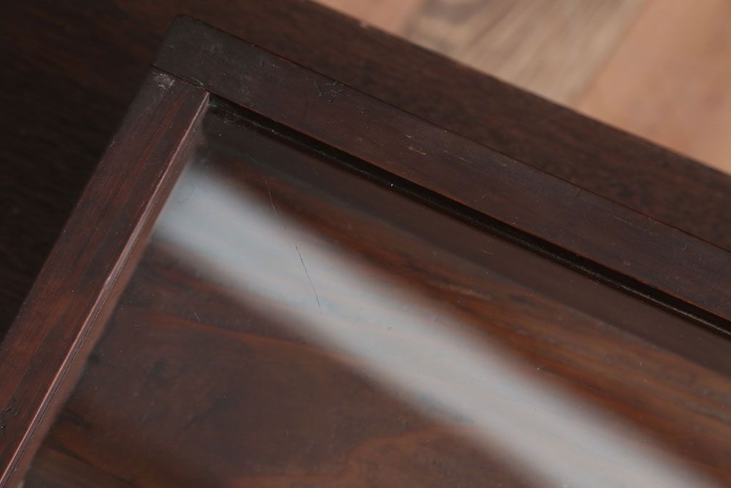 アンティーク雑貨　アンティーク　古い木のコレクションボックス(2)