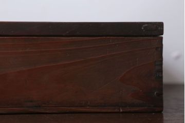 アンティーク雑貨　アンティーク　古い木のコレクションボックス(2)