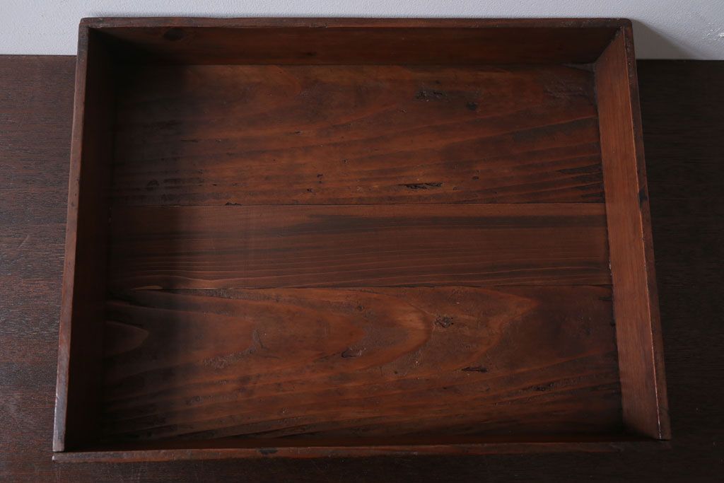 アンティーク雑貨　アンティーク　古い木のコレクションボックス(2)