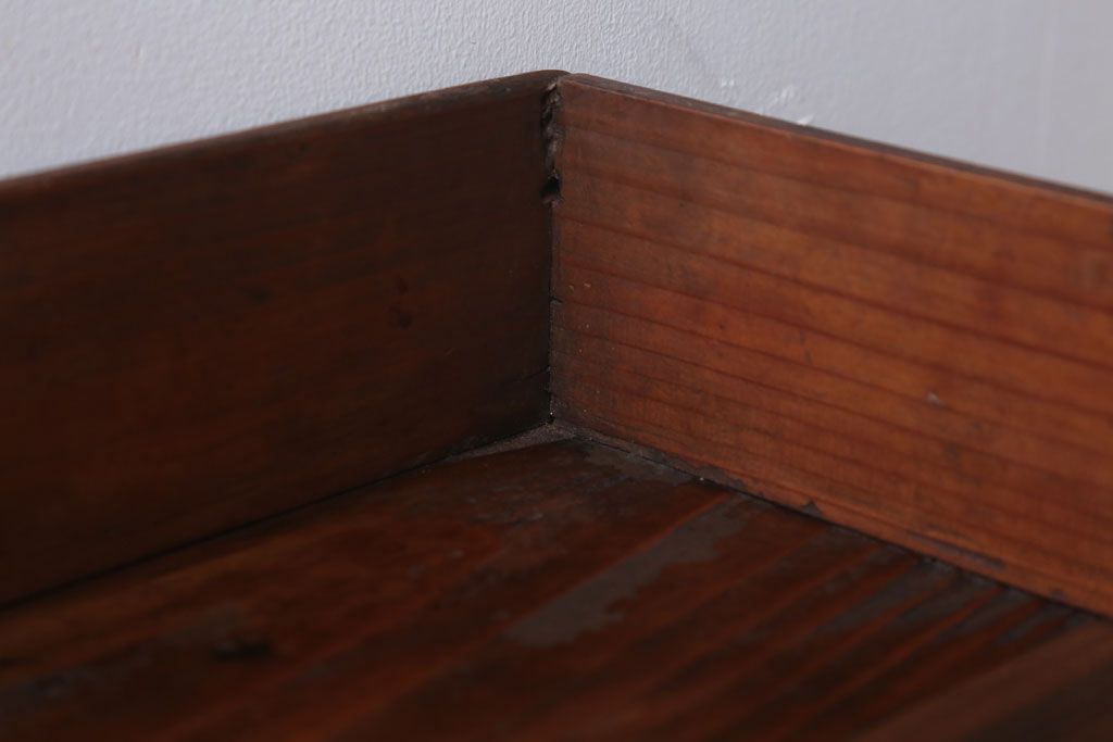 アンティーク雑貨　アンティーク　古い木のコレクションボックス(2)