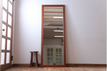 アンティーク雑貨　アンティーク　特大サイズ!大きな縦型姿見(鏡・ミラー)