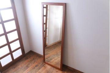 アンティーク雑貨　アンティーク　特大サイズ!大きな縦型姿見(鏡・ミラー)