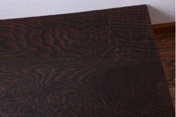 アンティーク家具　和製アンティーク　杉材!浮造り仕上げの高級座卓