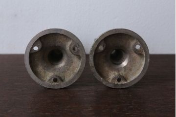 アンティーク雑貨　和製アンティーク　レトロモダンなガラスポールタオル掛け