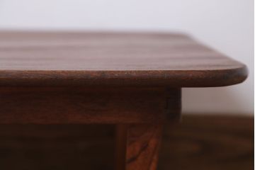 アンティーク家具　ジャンク品　総欅材のアンティークちゃぶ台