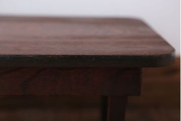 アンティーク家具　和製アンティーク　古い木製の小ぶりなちゃぶ台