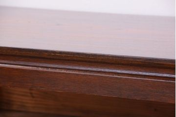 アンティーク家具　和製アンティーク　総欅材!天板一枚板の古い座卓