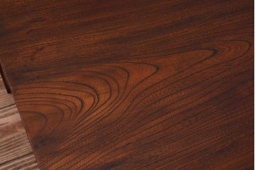 アンティーク家具　和製アンティーク　総欅材!天板一枚板の古い座卓