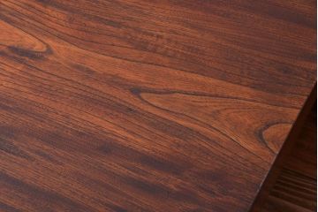 アンティーク家具　和製アンティーク　総欅材!天板一枚板の古い座卓