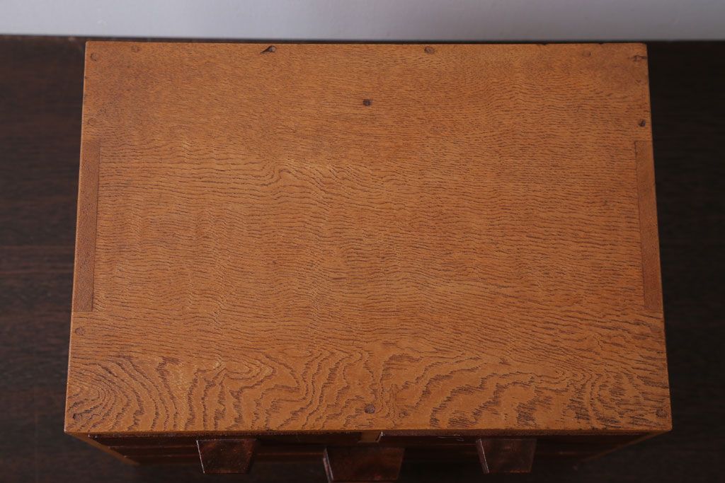 アンティーク家具　和製アンティーク　前面欅材!上質な小引き出し