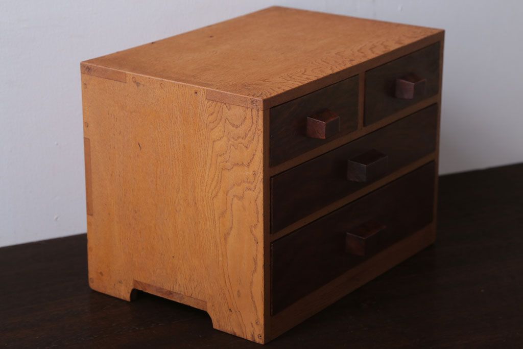 アンティーク家具　和製アンティーク　前面欅材!上質な小引き出し