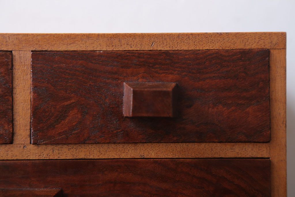 アンティーク家具　和製アンティーク　前面欅材!上質な小引き出し