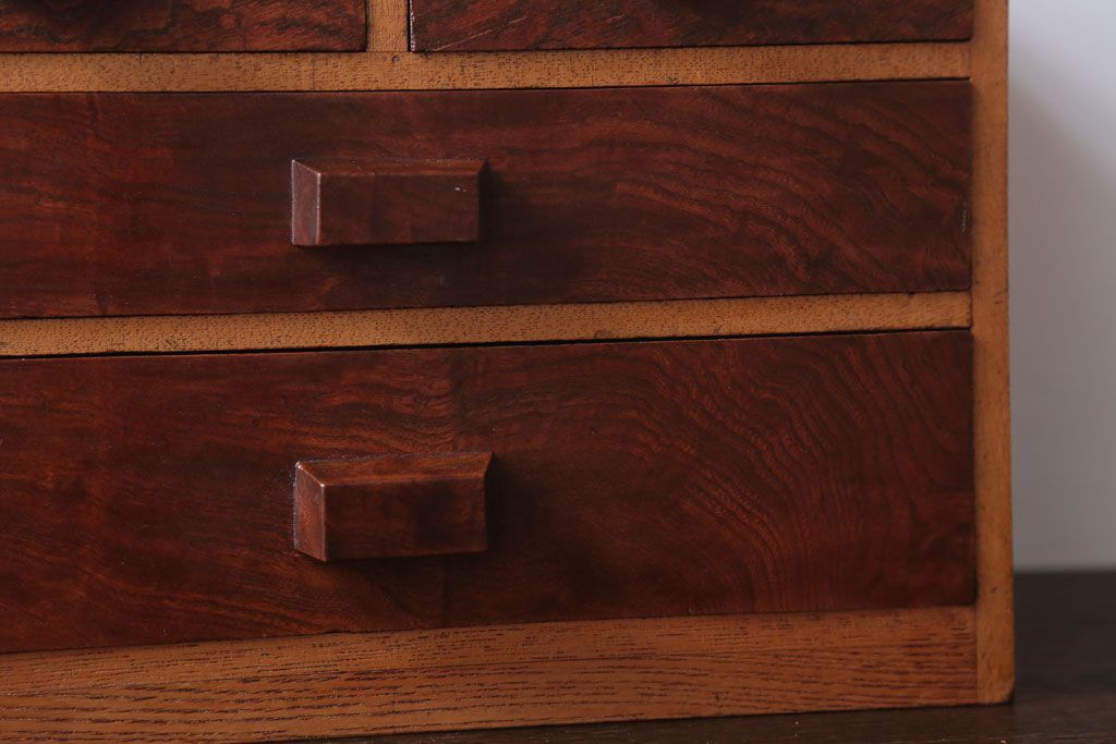 アンティーク家具　和製アンティーク　前面欅材!上質な小引き出し