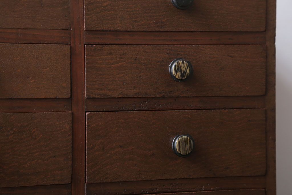 アンティーク雑貨　和製アンティーク　古い木製の横型小引き出し