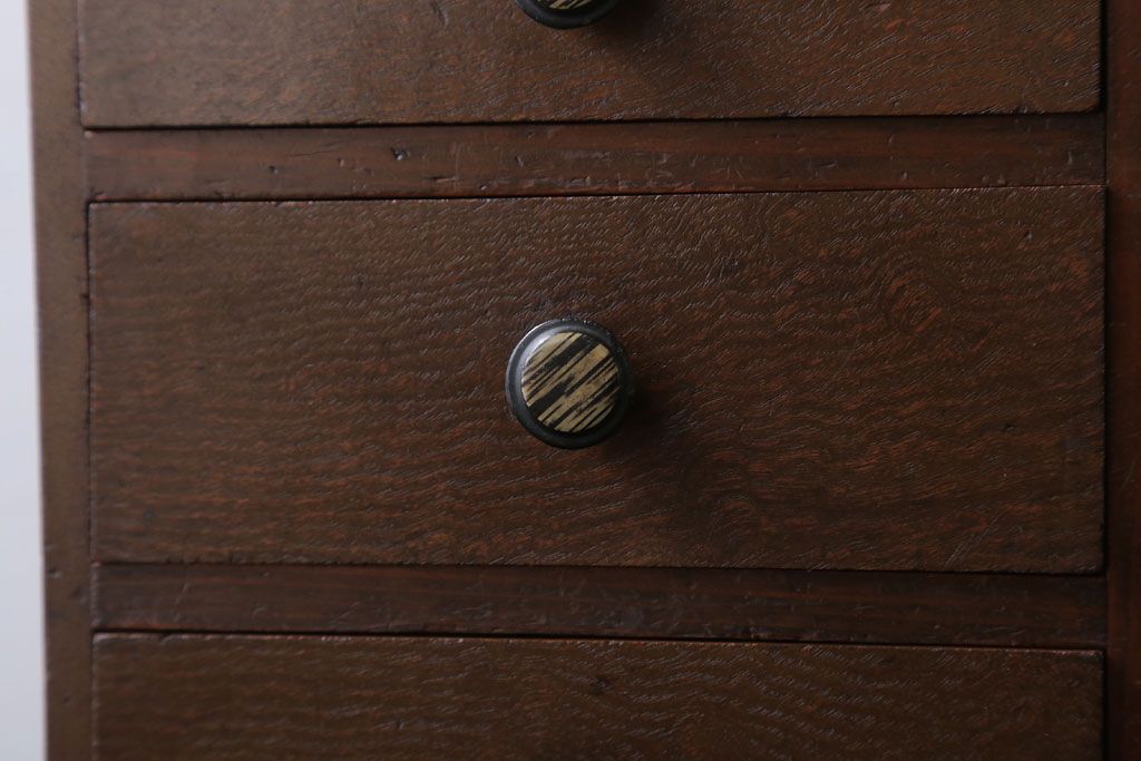 アンティーク雑貨　和製アンティーク　古い木製の横型小引き出し