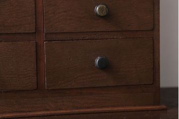 アンティーク雑貨　和製アンティーク　古い木製の横型小引き出し