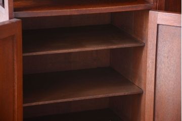 アンティーク家具　和製アンティーク　ナラ材の上質な収納棚(キャビネット・下駄箱)