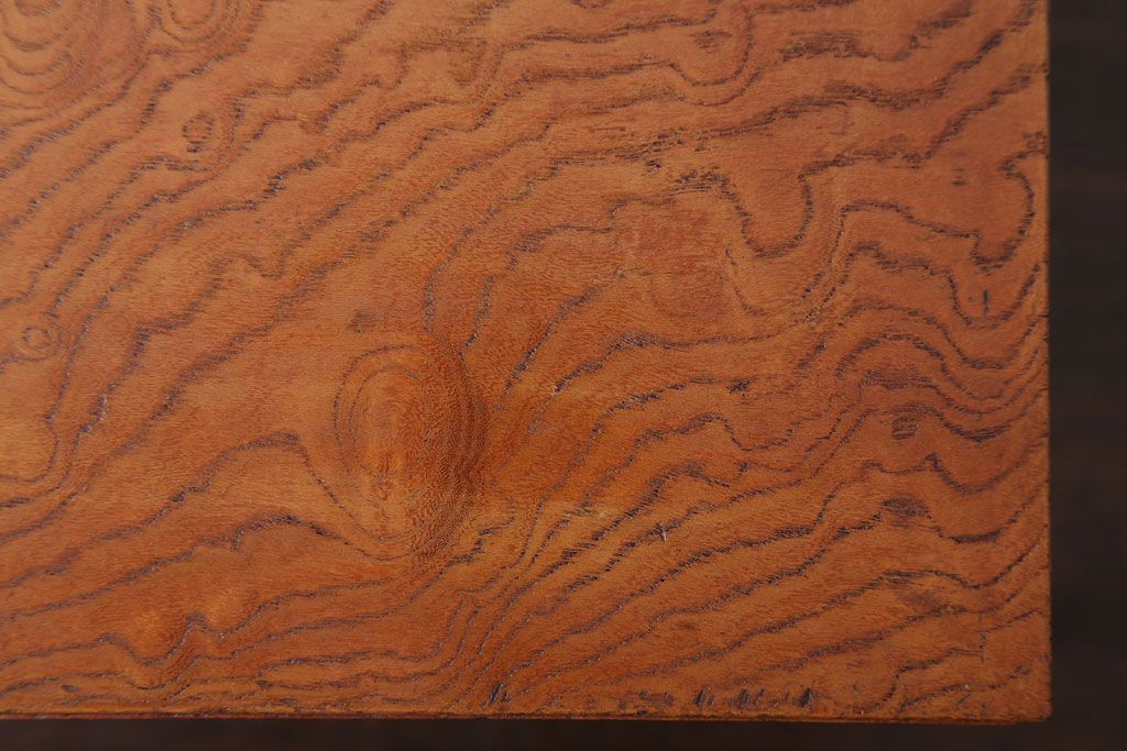 アンティーク雑貨　古民具・骨董　欅材の上品なアンティーク花台(1)