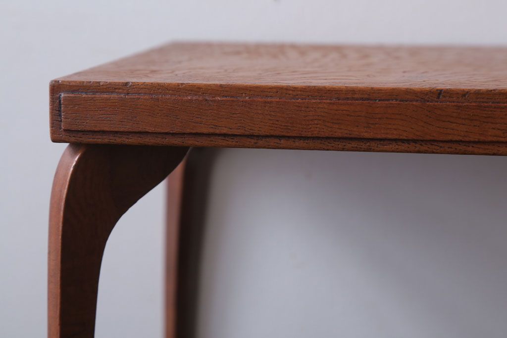 アンティーク雑貨　古民具・骨董　欅材の上品なアンティーク花台(1)