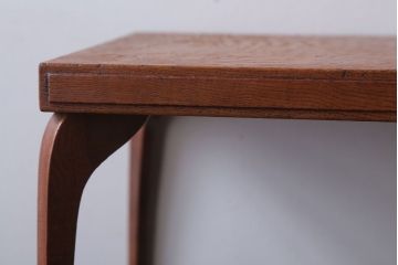 アンティーク雑貨　古民具・骨董　欅材の上品なアンティーク花台(1)