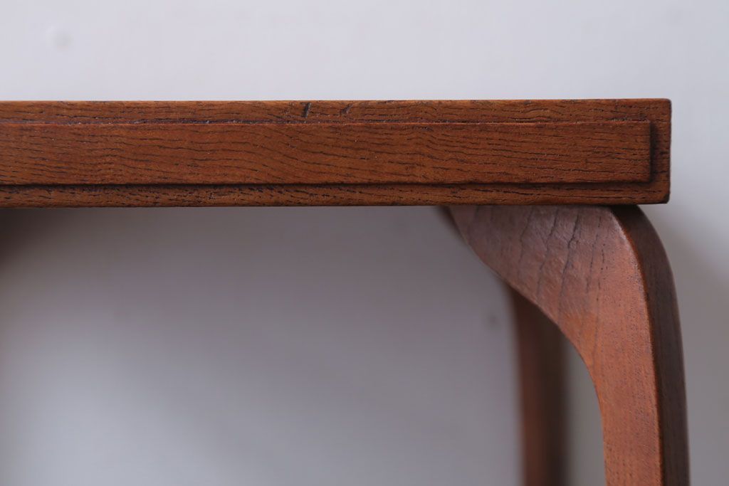 アンティーク雑貨　古民具・骨董　欅材の上品なアンティーク花台(1)