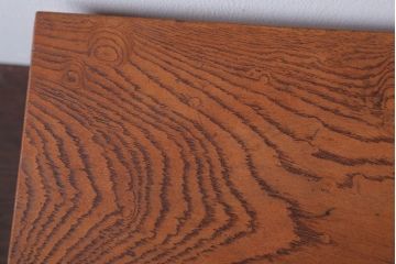 アンティーク雑貨　古民具・骨董　欅材の上品なアンティーク花台(2)