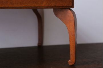 アンティーク雑貨　古民具・骨董　欅材の上品なアンティーク花台(2)