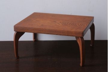 アンティーク雑貨　古民具・骨董　欅材の上品なアンティーク花台(2)