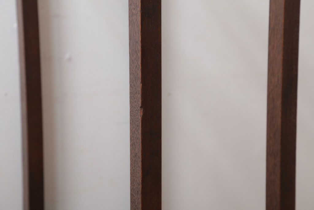 アンティーク雑貨　古民具・骨董　大正期　引き出し付き!古いナラ材のアンティーク傘立て