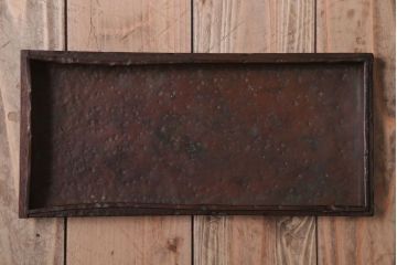 アンティーク雑貨　古民具・骨董　大正期　引き出し付き!古いナラ材のアンティーク傘立て