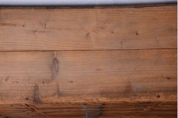 アンティーク家具　和製アンティーク　ネームプレート付き!古い木味の引き出しローボード