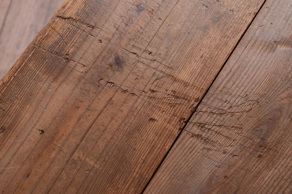 アンティーク家具　和製アンティーク　ネームプレート付き!古い木味の引き出しローボード