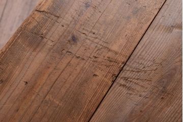 アンティーク家具　和製アンティーク　ネームプレート付き!古い木味の引き出しローボード