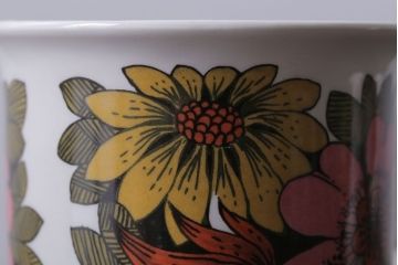 アンティーク雑貨　イギリスビンテージ　Ridgway(リッジウェイ)　Kyotoシリーズ　カップ&ソーサー3客セット(洋食器)