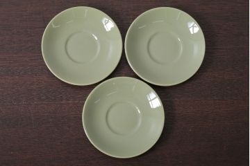 アンティーク雑貨　イギリスビンテージ　Ridgway(リッジウェイ)　Kyotoシリーズ　カップ&ソーサー3客セット(洋食器)