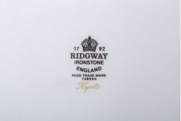 イギリスビンテージ　Ridgway(リッジウェイ)　Kyotoシリーズ　大小プレート7枚セット(洋食器)