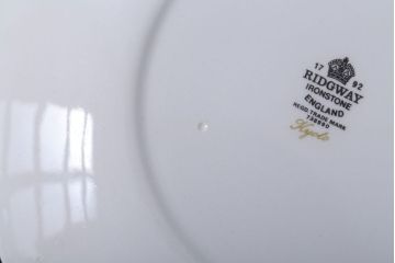 イギリスビンテージ　Ridgway(リッジウェイ)　Kyotoシリーズ　大小プレート7枚セット(洋食器)