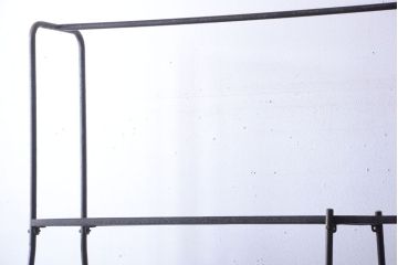 ヴィンテージ家具　ビンテージ　特大サイズ!組み立て式アイアンラック(陳列棚・ディスプレイラック)