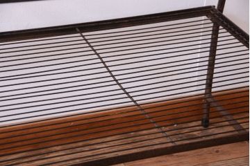 ヴィンテージ家具　ビンテージ　特大サイズ!組み立て式アイアンラック(陳列棚・ディスプレイラック)