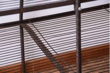 ヴィンテージ家具　ビンテージ　特大サイズ!組み立て式アイアンラック(陳列棚・ディスプレイラック)