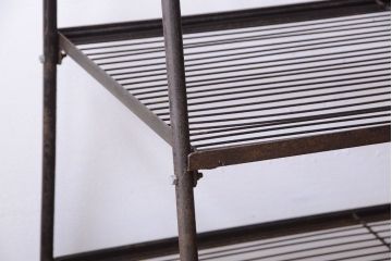 ヴィンテージ家具　ビンテージ　特大サイズ!組み立て式アイアンラック(陳列棚・ディスプレイラック)