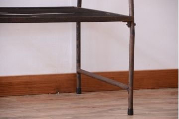 ヴィンテージ家具　ビンテージ　特大サイズ!組み立て式アイアンラック(陳列棚・ディスプレイラック)