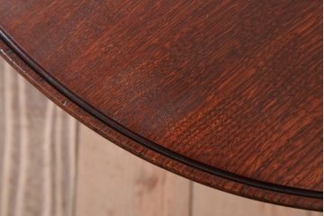 アンティーク家具　アンティーク　古い栓材のシンプルな丸ちゃぶ台