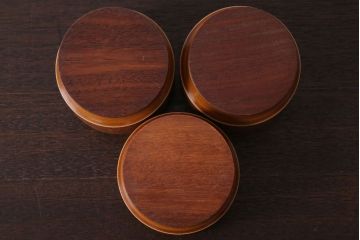 アンティーク雑貨　イギリスビンテージ　HORNSEA(ホーンジー) Saffron(サフラン)シリーズ ジャー3点(キャニスター)