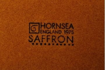 アンティーク雑貨　イギリスビンテージ　HORNSEA(ホーンジー) Saffron(サフラン)シリーズ ジャー3点(キャニスター)