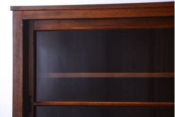 アンティーク家具　和製アンティーク　脚付き!古い木製の大きな重ね収納棚